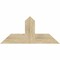 Ekena Millwork Portland Rough Sawn Timber Gable Bracket, Douglas Fir, 36"W x 16"H x 2"D x 6"F, 11/12 Pitch GBW036X16X0206POR00RDF - alternate 1